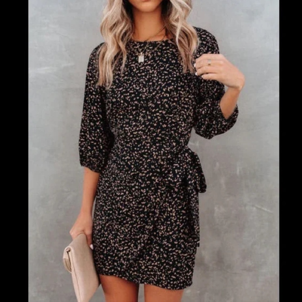 VICI Keeper Printed Tie Dress size Small